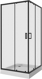 Niagara Душевой уголок Nova 80x80 NG-6888-08 BLACK – фотография-2